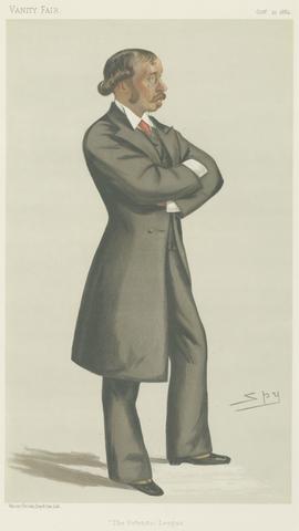 Leslie Matthew 'Spy' Ward Politicians - Vanity Fair - 'The Patrriotic League'. Mr. Ellis Ashmead-Bartlett. October 21, 1882