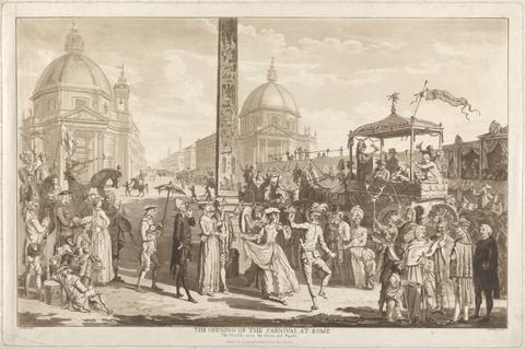 Paul Sandby The Opening of the Carnival at Rome