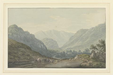 Joseph Farington No. View on the Road from Ambleside to Keswick from 6 mile Stone