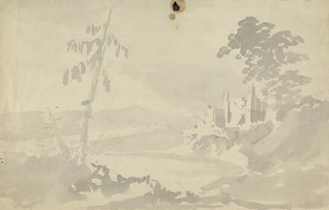 Rev. William Gilpin Landscape with Castle and River
