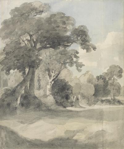 John Constable Trees in a Meadow