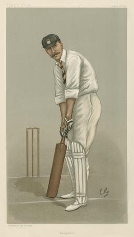 Francis Carruthers Gould Vanity Fair - Cricket. 'Hampshire'. Captain Edward Wynyard. 25 August 1898