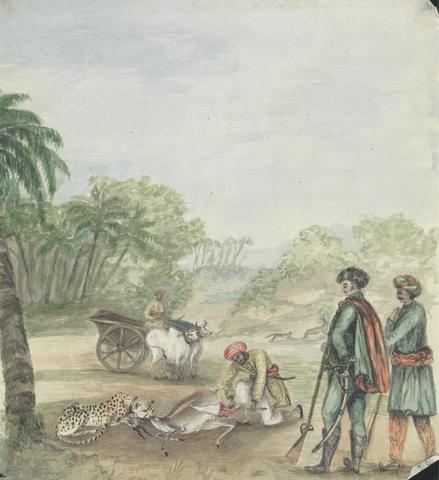 Susannah Wales, Lady Malet A Cheetah Hunting Party with Charles Warre Malet