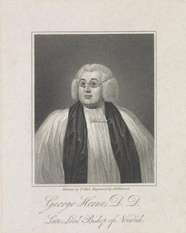 Alfred William Warren George Horne D.D. Late Lord Bishop of Norwich