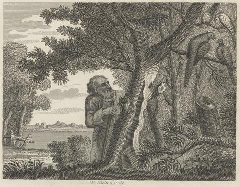 William Skelton Fable XV. The Philosopher and the Pheasants