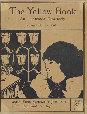 Aubrey Vincent Beardsley Cover of "The Yellow Book: an Illustrated Quarterly", Volume II, July 1894
