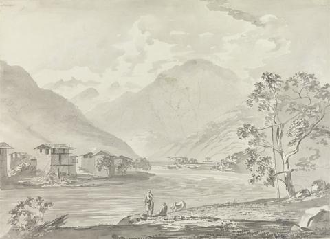 Samuel Davis View Above Poonaka [Punakha]