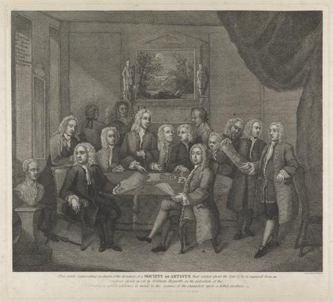 Richard Sawyer Members of a Society of Artists that Existed About 1730