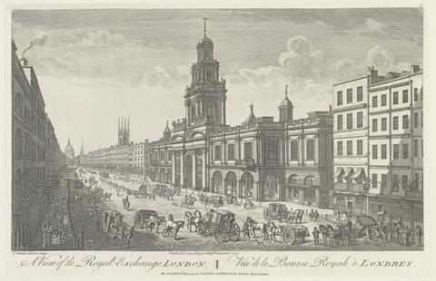 Thomas Bowles A View of the Royal Exchange, London