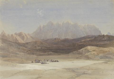 David Roberts The Plain of El Raheh, Mount Sinai