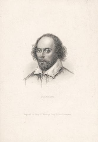 Henry Bryan Hall Untitled: Portrait of William Shakespeare