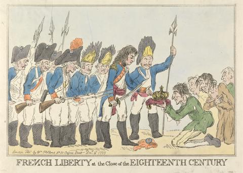 unknown artist French Liberty at the Close of the Eighteenth Century (from: Caricature, vol. 7)