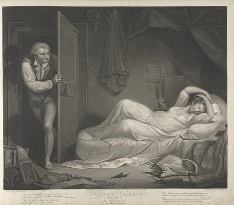 Diligence and Dissipation: The Wanton in her Bed Chamber (Plate 3)