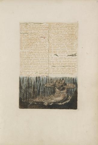 William Blake The First Book of Urizen, Plate 6, "Muster around the Bleak Desarts...." (Bentley 4)