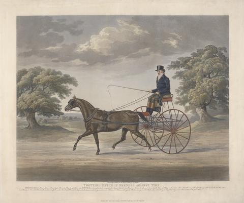 James Pollard Trotting Match in Harness Against Time