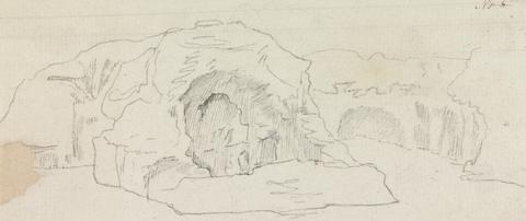 Henry Swinburne Landscape View of a Grotto