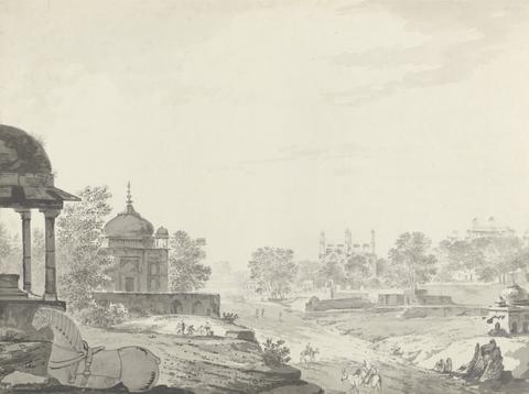 William Hodges A View of the Tombs of Secundrii [Sikandra] near Agra