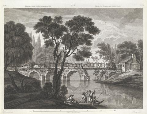 Thomas Vivares Design of a Ruineous Bridge for the Garden at Sion