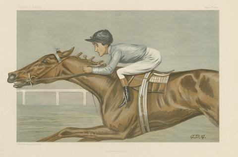Godfrey Douglas Giles Vanity Fair: Jockeys; 'An American Jockey', Tod Sloane, May 25, 1899