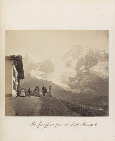 unknown artist The Jungfrau from the Little Scheideck