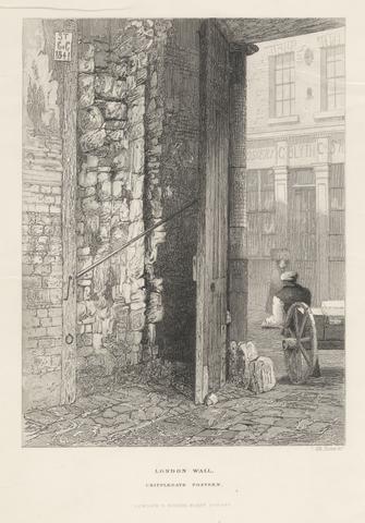 John Wykeham Archer London Wall, Cripplegate Postern