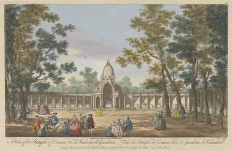 John S. Muller A View of the Temple of Comus & c. in Vauxhall Gardens
