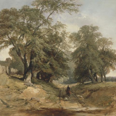 John Middleton A Landscape with a Horseman