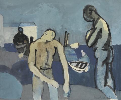 Keith Vaughan Study for Fishermen and Bathers