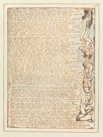 William Blake Jerusalem, Plate 42, "Thus Albion sat...."
