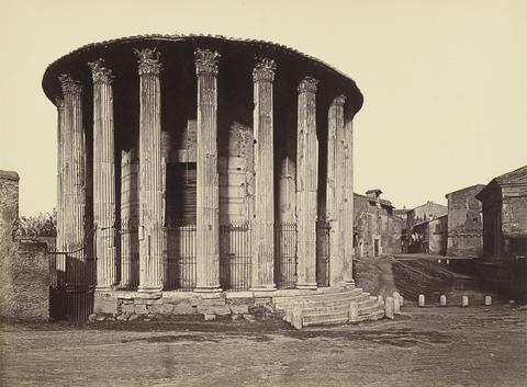 Robert MacPherson Temple of Vesta, Temple of Fortuna Virilis, and the House of Rienzi