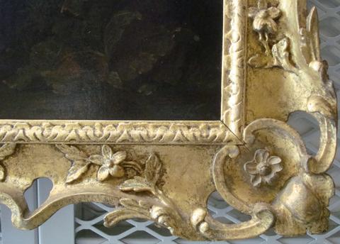 British, Rococo frame