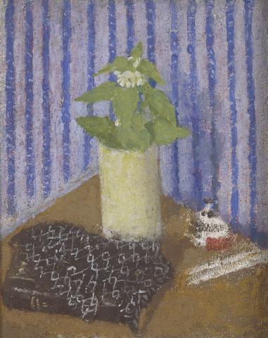 Gwen John Still Life with a Prayer Book, Shawl, Vase of Flowers and Inkwell