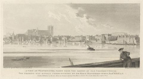 Samuel Rawle A View of Westminster taken from the Garden of Old Somerset House