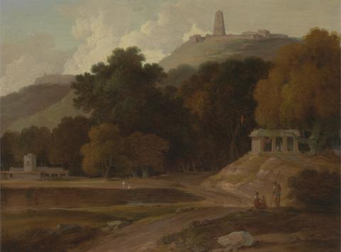 Thomas Daniell Hilly Landscape in India