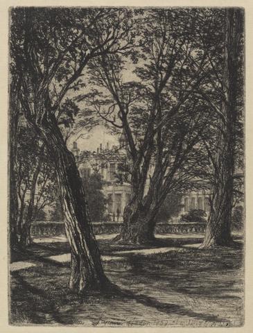 Sir Francis Seymour Haden Kensington Gardens, no. 1 (small plate)