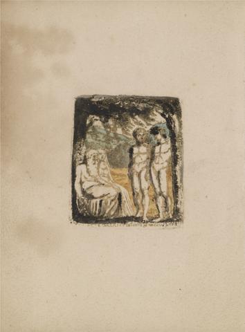 William Blake There Is No Natural Religion, Plate 1, Frontispiece (Bentley a1)