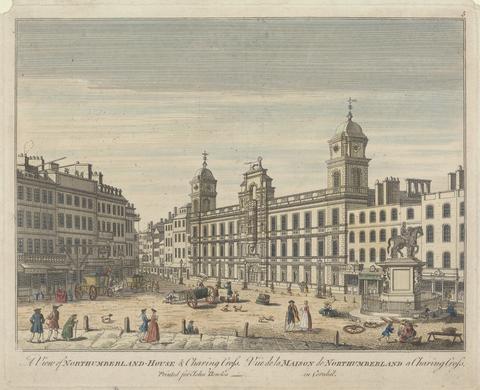 unknown artist A View of Northumberland House and Charing Cross