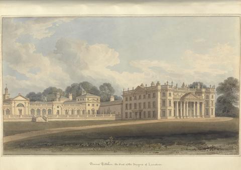 John Buckler FSA Bowood Wiltshire; the Seat of the Marquis of Lansdown