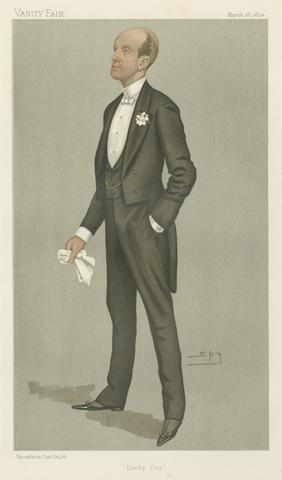Leslie Matthew 'Spy' Ward Politicians - Vanity Fair - 'Derby Day'. Lord Elcho. March 25, 1892