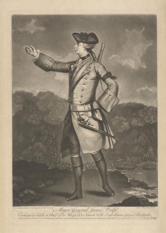 Richard Houston Major General James Wolfe, Commander in Cief of his Majesty's Forces on the Expedition against Quebec