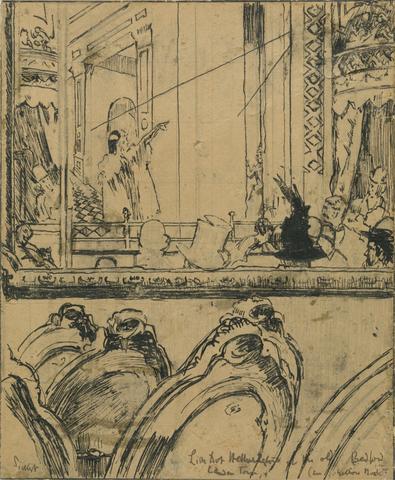 Walter Richard Sickert Little Dot Hetherington at the Old Bedford, Camden Town, Singing "The Boy I Love Is Up in the Gallery"