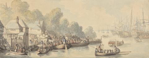 Thomas Rowlandson Embarkation at Southampton, June 20th 1794