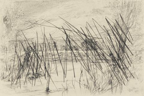 James McNeill Whistler Landscape with a Fisherman