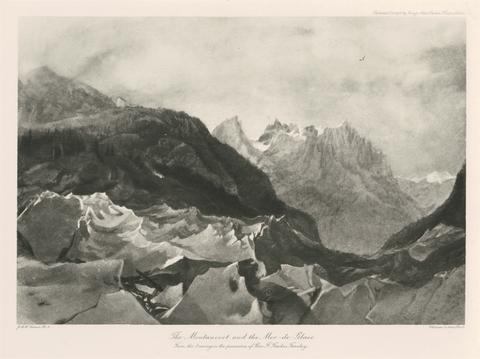 Joseph Mallord William Turner The Montanvert and the Mer-de-Glace