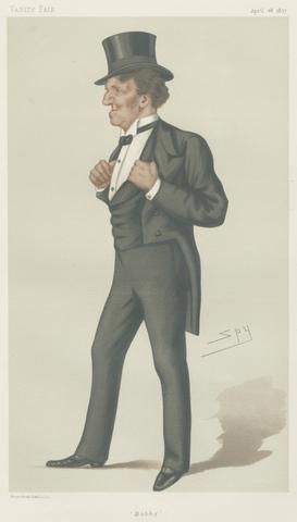 Leslie Matthew 'Spy' Ward Politicians - Vanity Fair - 'Bobby'. The Hon. Robert Bourke. April 28, 1877