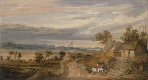 James Ward Landscape with Cottages