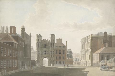 Thomas Sandby RA Whitehall Showing Holbein's Gate and Banqueting Hall