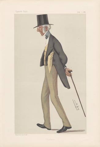 Leslie Matthew 'Spy' Ward Vanity Fair - Bankers and Financiers. 'Colonial'. Mr. Charles Cox. 2 July 1881