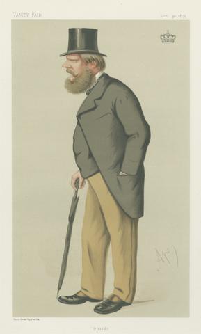 Carlo Pellegrini Vanity Fair: Military and Navy; 'Guards', Prince Edward of Saxe-Weimar, October 30, 1875