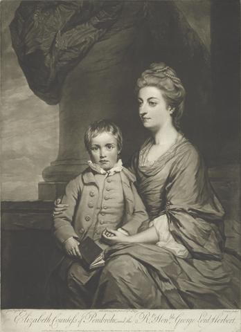 John Dixon Elizabeth, Countess of Pembroke, and the Rt. Honble. George, Lord Herbert